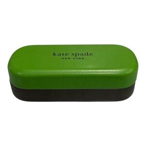 Kate Spade Eyeglasses Case Green Black Hard Shell Sunglasses Glasses Box Holder